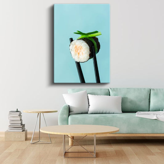 Sushi Rulosu - Japon Mutfağı Esintisi Kanvas Tablo