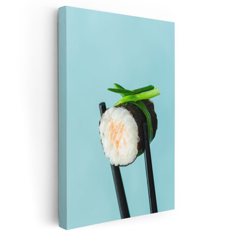 Sushi Rulosu - Japon Mutfağı Esintisi Kanvas Tablo