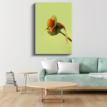 Ispanak ve Domates - Taze Salata Kompozisyonu Kanvas Tablo