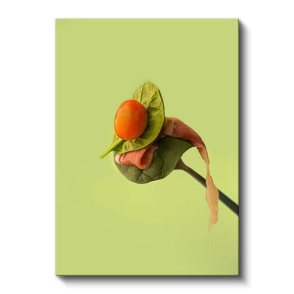 Ispanak ve Domates - Taze Salata Kompozisyonu Kanvas Tablo