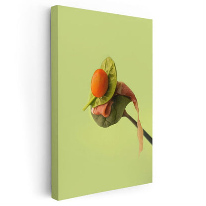 Ispanak ve Domates - Taze Salata Kompozisyonu Kanvas Tablo