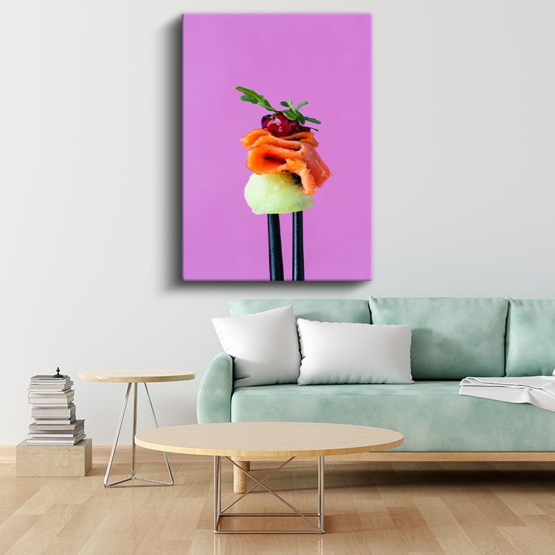 Somon Füzyon - Modern Japon Mutfağı Kanvas Tablo