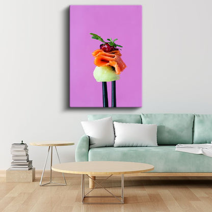 Somon Füzyon - Modern Japon Mutfağı Kanvas Tablo