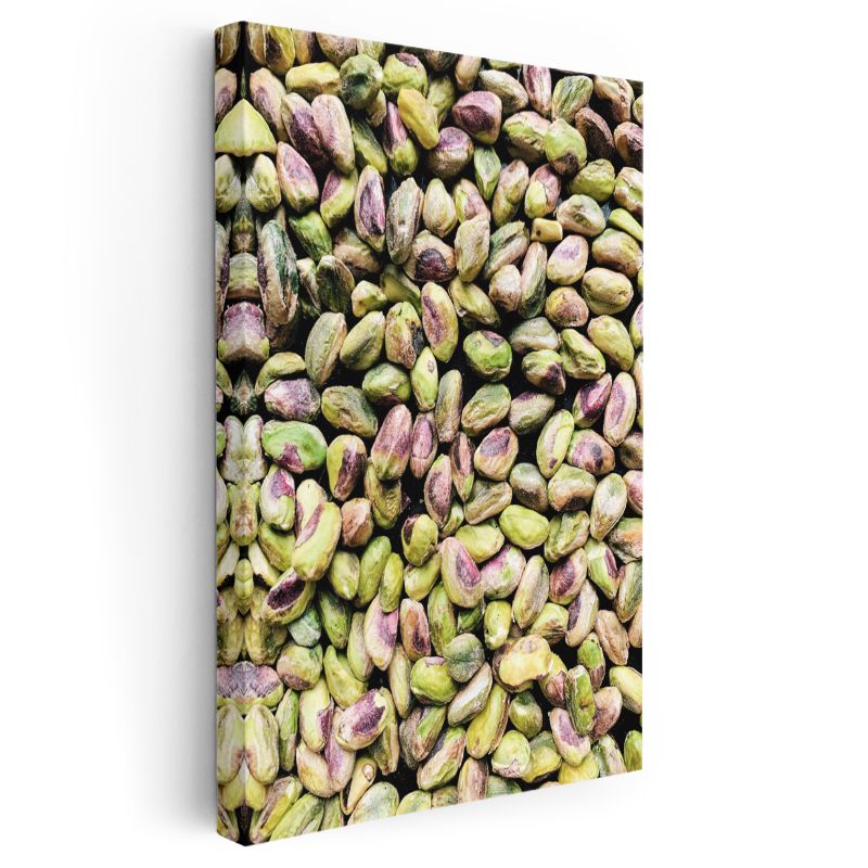 Antep Fıstığı - Doğal Kuruyemiş Dokusu Kanvas Tablo