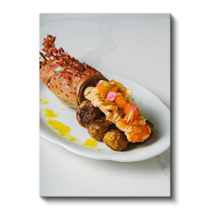 Deniz Mahsulleri Şöleni - Gurme Sunum Kanvas Tablo