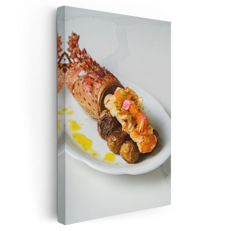 Deniz Mahsulleri Şöleni - Gurme Sunum Kanvas Tablo
