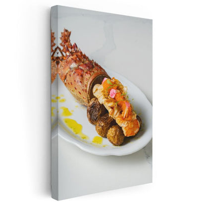 Deniz Mahsulleri Şöleni - Gurme Sunum Kanvas Tablo