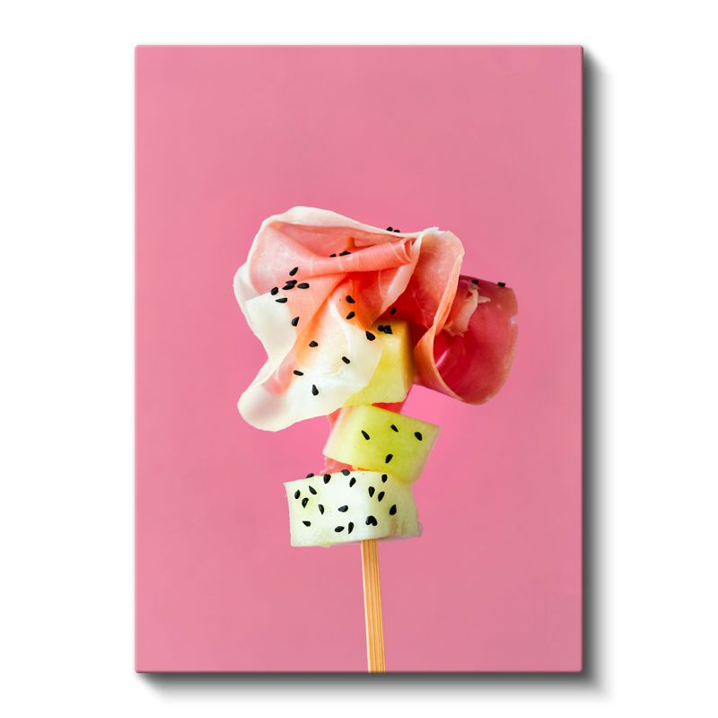 Meyve Şiş - Renkli Atıştırmalık Kanvas Tablo