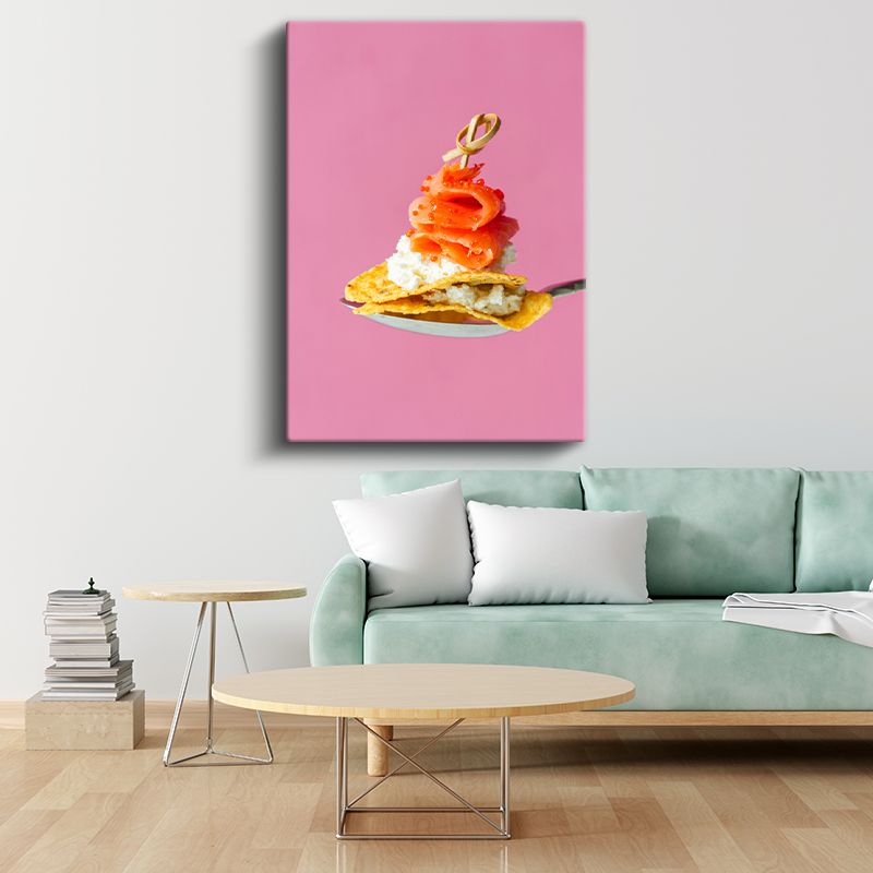 Somon Kanapesi - Gurme Dokunuş Kanvas Tablo