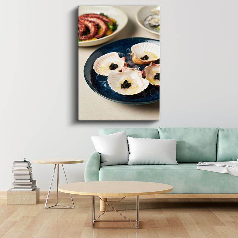 Deniz Tarağı - Sofistike Lezzet Kanvas Tablo