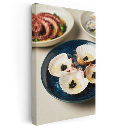 Deniz Tarağı - Sofistike Lezzet Kanvas Tablo