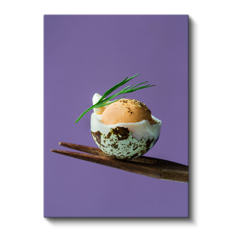 Gurme Yumurta - Özel Sunum Bıldırcın Yumurtası Kanvas Tablo