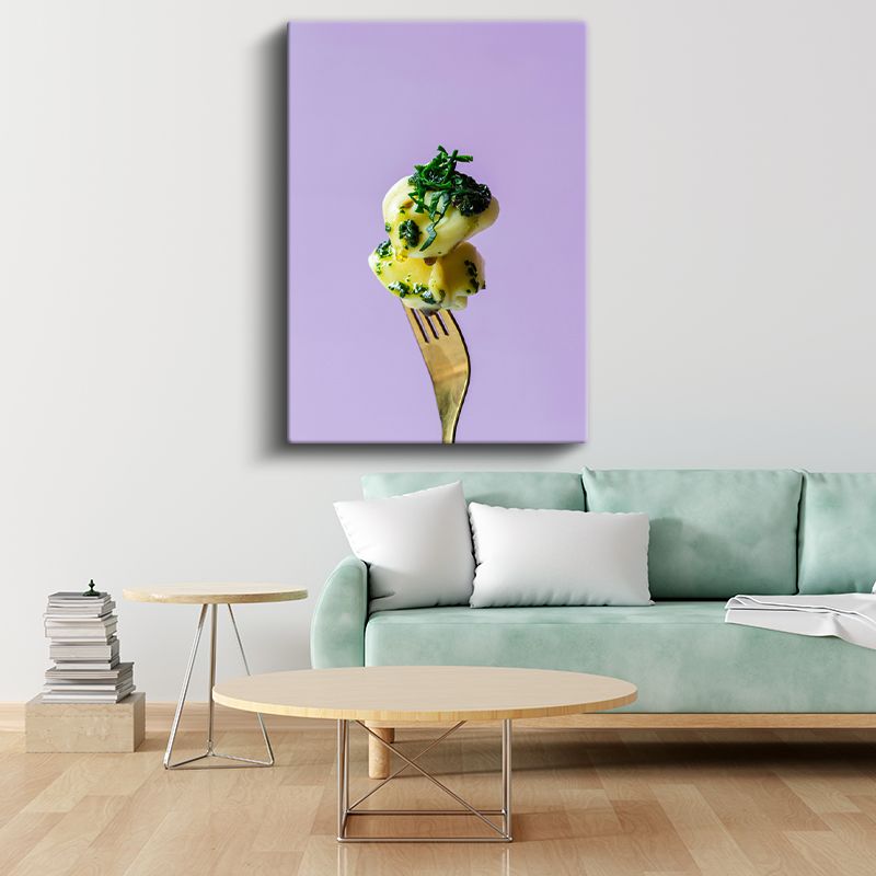 Kremalı Patates - Otlar ile Süslenmiş Gurme Lezzet Kanvas Tablo