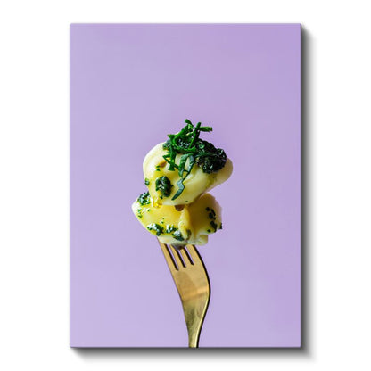 Kremalı Patates - Otlar ile Süslenmiş Gurme Lezzet Kanvas Tablo