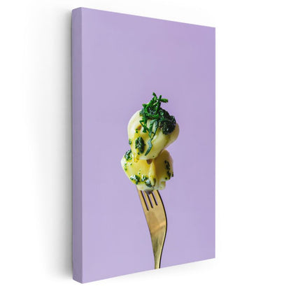 Kremalı Patates - Otlar ile Süslenmiş Gurme Lezzet Kanvas Tablo