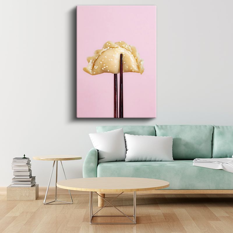 Geleneksel Mantı - Susam ile Süslenmiş Asya Lezzeti Kanvas Tablo