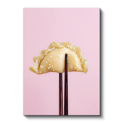 Geleneksel Mantı - Susam ile Süslenmiş Asya Lezzeti Kanvas Tablo