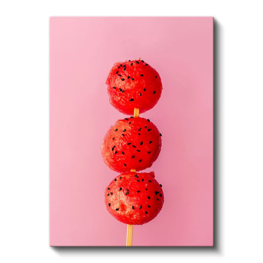 Karpuz Topları - Tatlı Yaz Lezzeti Kanvas Tablo