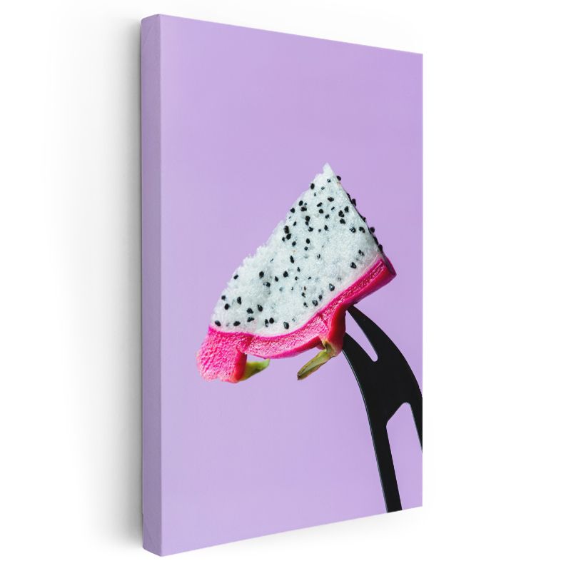 Ejder Meyvesi - Egzotik Dilim Sunumu Kanvas Tablo