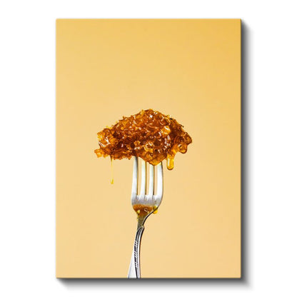 Altın Bal Peteği - Damlayan Tatlı Lezzet Kanvas Tablo