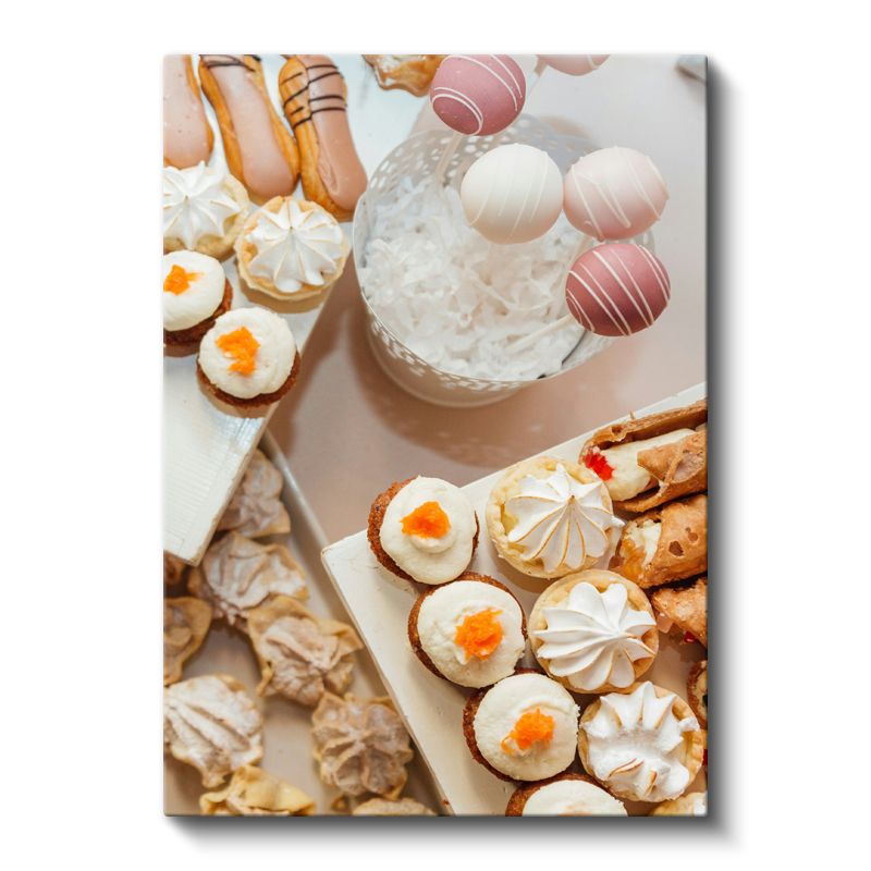 Tatlı Şöleni - Renkli Pastane Lezzetleri Kanvas Tablo