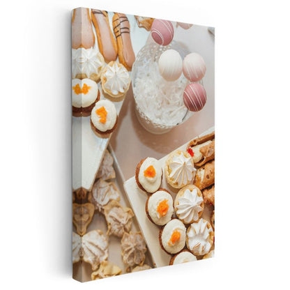 Tatlı Şöleni - Renkli Pastane Lezzetleri Kanvas Tablo