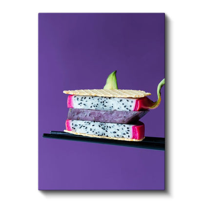 Ejder Meyvesi - Modern Gastronomi Sunumu Kanvas Tablo