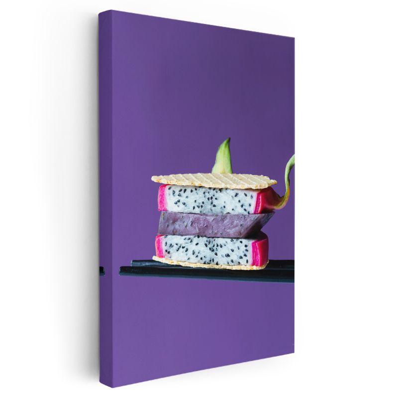 Ejder Meyvesi - Modern Gastronomi Sunumu Kanvas Tablo