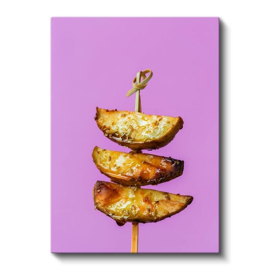 Ananas Şiş - Tropik Tatlı Ziyafet Kanvas Tablo