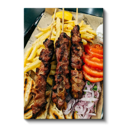 Şiş Kebap Ziyafeti - Geleneksel Lezzet Şöleni Kanvas Tablo