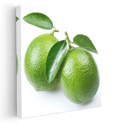 Yeşil Narenciye - Taze Misket Limonu Kanvas Tablo