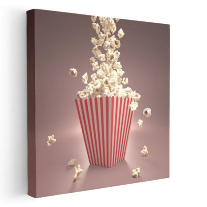 Patlayan Mısırlar - Eğlence Zamanı Kanvas Tablo