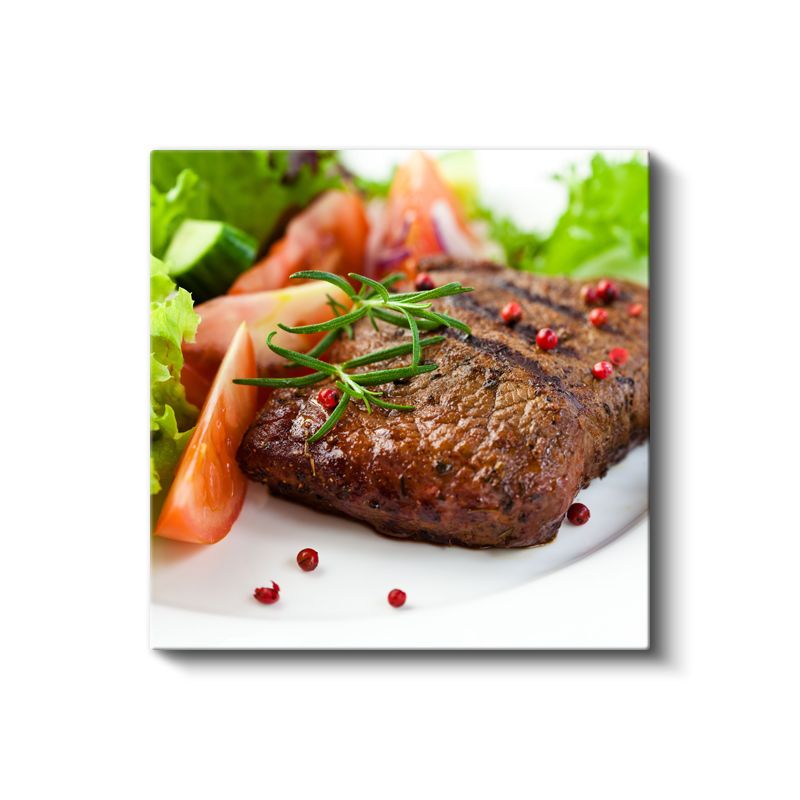 Izgara Biftek - Gurme Lezzet Kanvas Tablo