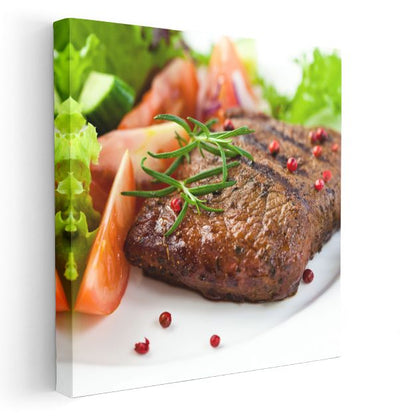 Izgara Biftek - Gurme Lezzet Kanvas Tablo