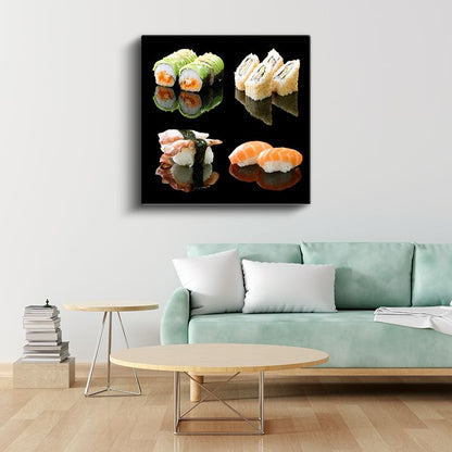 Suşi Çeşitleri - Japon Mutfağının Lezzetli Sanatı Kanvas Tablo