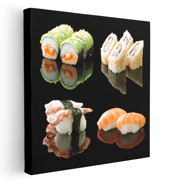 Suşi Çeşitleri - Japon Mutfağının Lezzetli Sanatı Kanvas Tablo