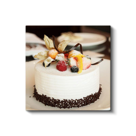 Meyveli Pasta - Tatlı Şöleni Kanvas Tablo