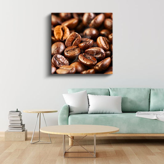 Kahve Çekirdekleri - Aromalı Enerji Kaynağı Kanvas Tablo