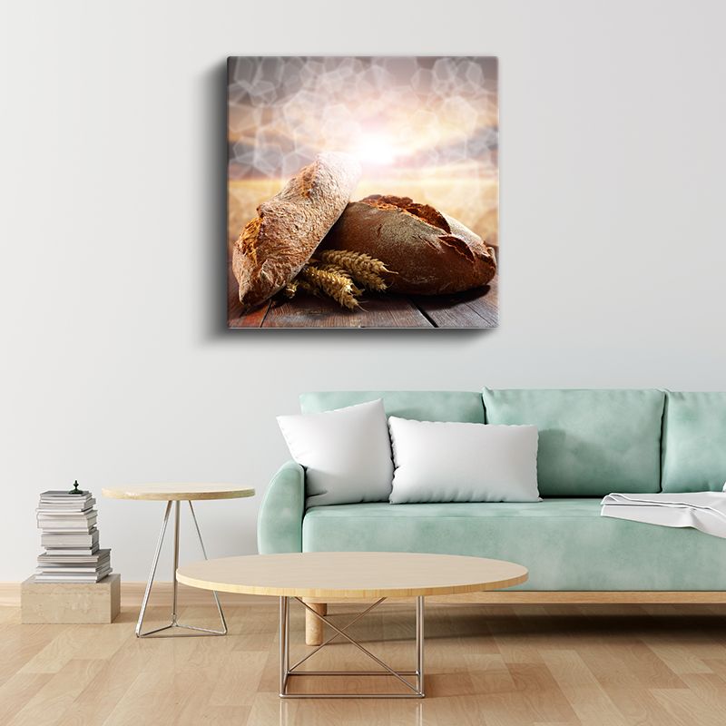 Ekşi Maya Ekmekleri - Geleneksel Fırın Lezzeti Kanvas Tablo