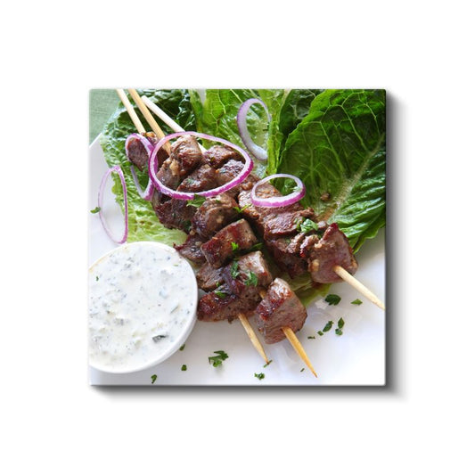 Et Şiş - Baharatlı Izgara Lezzeti Kanvas Tablo
