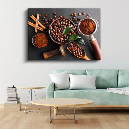 Kahve Dünyası - Çekirdekten Fincana Lezzet Yolculuğu Kanvas Tablo