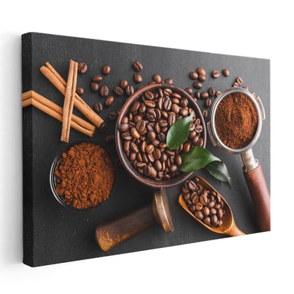 Kahve Dünyası - Çekirdekten Fincana Lezzet Yolculuğu Kanvas Tablo