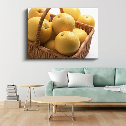 Portakal Sepeti - Tatlı Turunçgiller Kanvas Tablo