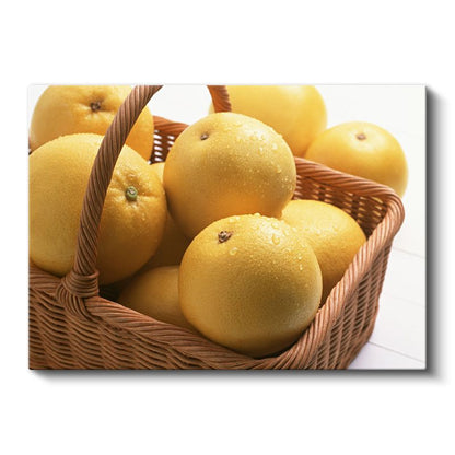 Portakal Sepeti - Tatlı Turunçgiller Kanvas Tablo