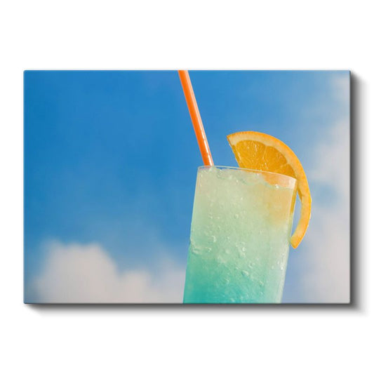 Ferahlatıcı Kokteyl - Buzlu Yaz İçeceği Kanvas Tablo