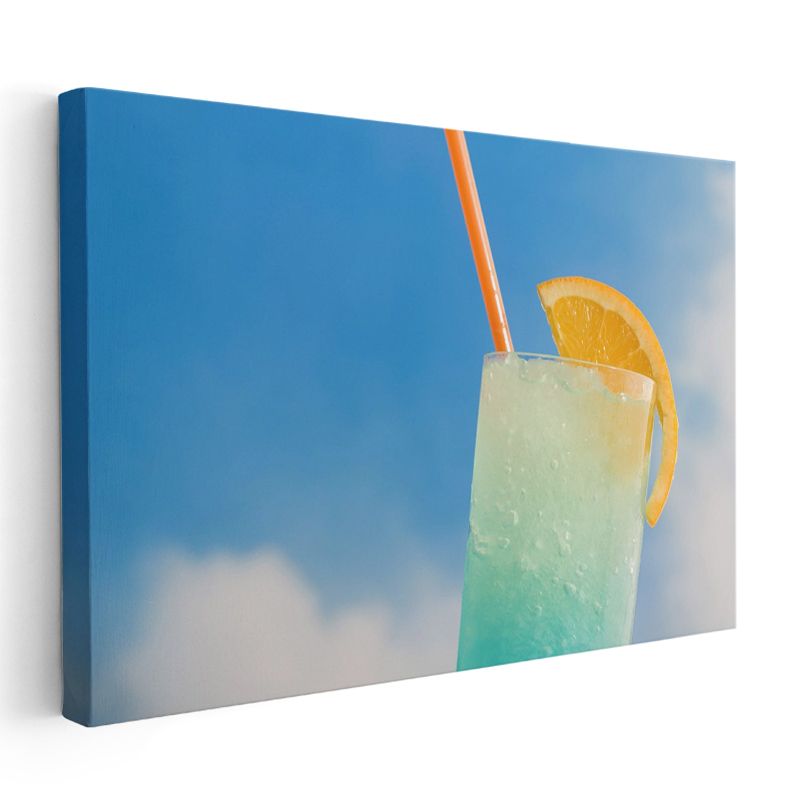 Ferahlatıcı Kokteyl - Buzlu Yaz İçeceği Kanvas Tablo