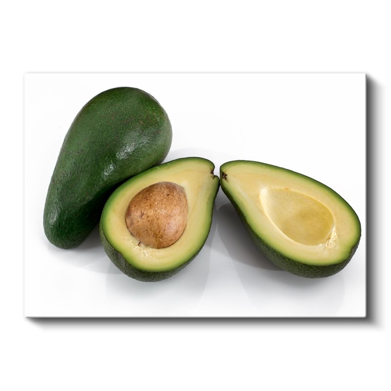 Taze Avokado - Kesilmiş Çekirdekli Sunum Kanvas Tablo