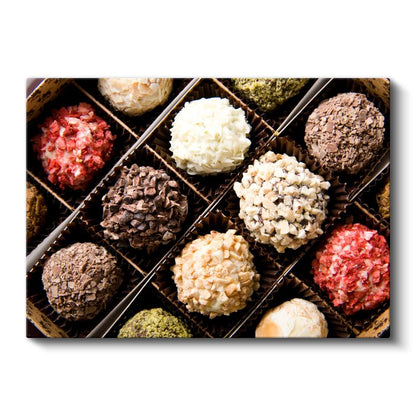 El Yapımı Çikolatalar - Özel Koleksiyon Tatlı Lezzet Kanvas Tablo