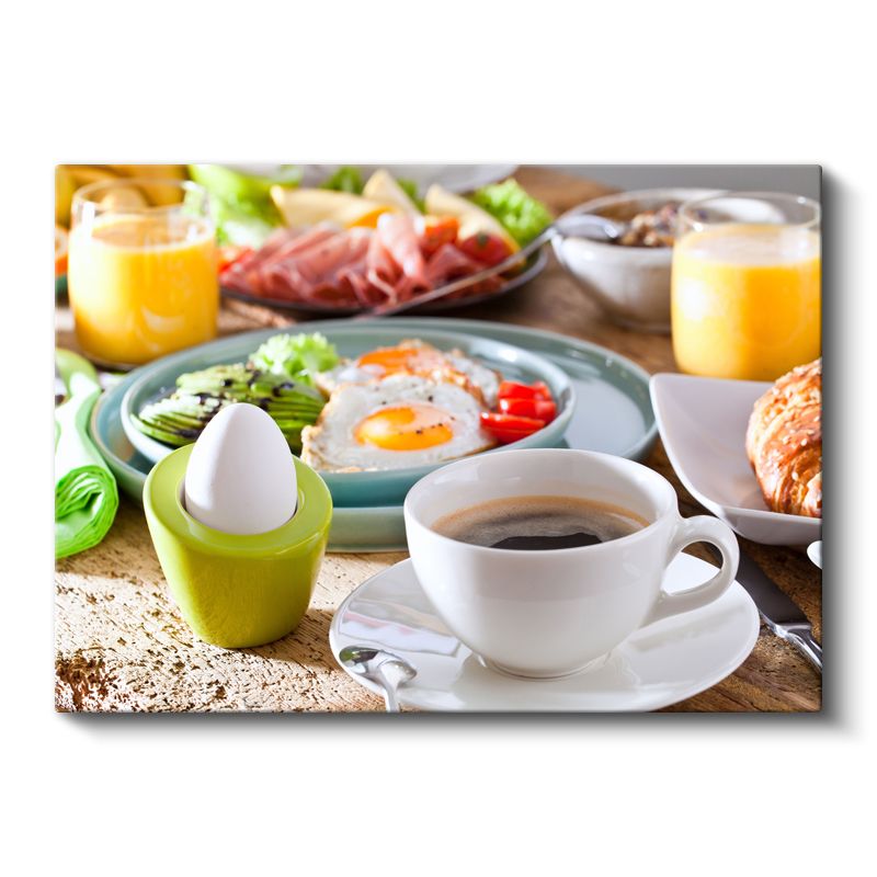 Zengin Kahvaltı Sofrası - Güne Enerjiyle Başlangıç Kanvas Tablo