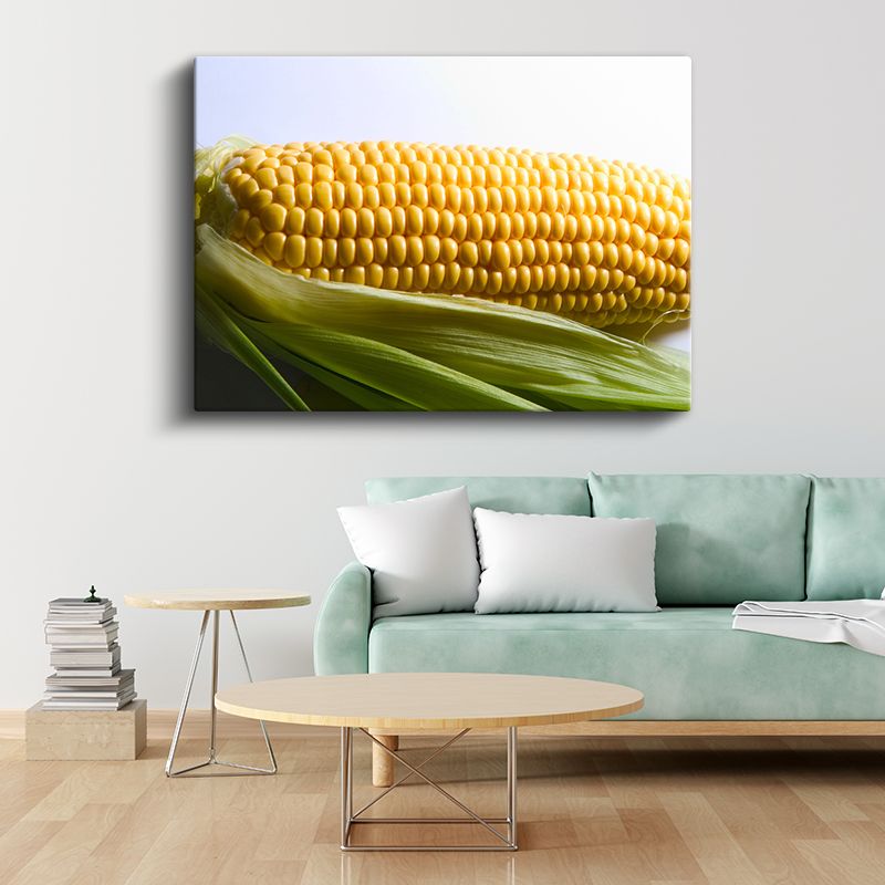 Taze Mısır - Doğanın Sarı Mücevheri Kanvas Tablo